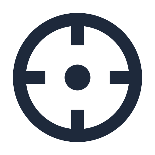 Crosshair Line Icon - Free SVG & PNG Download | Iconro
